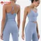 Women Sports Bra and Leggings Two Piece Set for Gym Fitness Yoga Jogging WorkOut Naked Feeling
