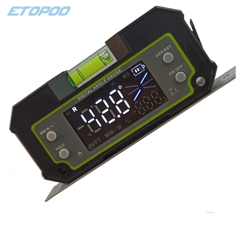 Bluetooth Digital Level Neigung messer LCD zweiachsige elektronische Winkelmesser Winkel Dreieck Lineal Meter Messgerät Messgerät Finder Image