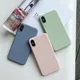 Original Handy hüllen für iPhone XS Liquid Silicone Fundas Hülle für iPhone 10 x xs Abdeckung