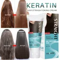 Hair Straightening Cream Is Gentle And Does Not Hurt The Scalp Keratin Cream Soften Hair Reduces