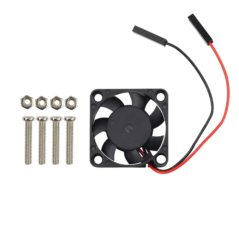 Raspberry Pi CPU Fan Lüfter Einstellbar 3,3 V 5V für Raspbery Pi 4B/3B +/3B für Orange Pi für Retroflag NESPi FALL + Image