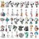 Disney Cartoon Stich Pooh Bär Anhänger Charms passen 925 Sterling Silber Star-Wars Wunder Perle