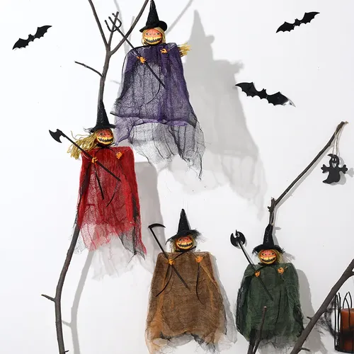Horror Halloween Kürbis Puppe hängen Anhänger Ghost Festival liefert Süßes oder Saures Happy