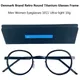 Dänemark Marke Retro Runde Titan Brille Rahmen Ultra-light Männer Frauen Brillen Brillen Rezept