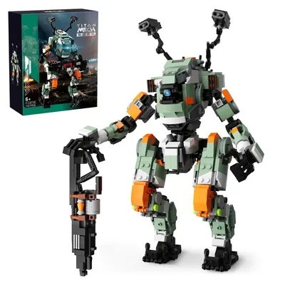 Moc BT-7274 vanguard-klasse titan modell von titan fall 1057 stücke mech krieger mech-exoskelett roboter bausteine set Image
