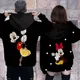 Minnie Maus frauen Paar Outfit Pullover Stitc männer Sweatshirt Top Disney Frau Mickey Y2k kinder