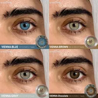 Eye share 2 teile/para neue farbige Kontaktlinsen für Augen Mode blaue Kontakte braune Kontaktlinsen