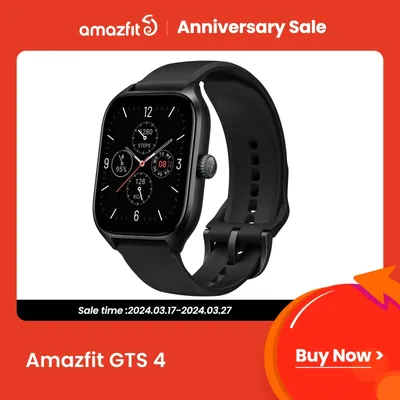 Neue Amazfit GTS 4 Smartwatch Alexa Gebaut-in 150 Sport Modi 8-Tag Batterie Lebensdauer Smart Uhr