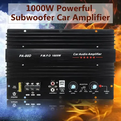 12V 1000W Car Audio High Power Verstärker Amp Board Leistungsstarker Subwoofer Bass Amp für Auto Auto Player Image