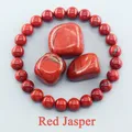 Naturstein echte 5a rote Jaspis Gebet Perlen Armbänder Frauen Männer Rosenkranz Meditation Armbänder
