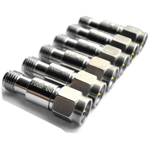 2W SMA-Dämpfungsglied 6dB 10dB 15dB 20dB 30dB 40dB 50dB 60dB 1dB 2dB 3dB 5dB DC-8GHz HF-Koaxial-Festdämpfungsglied mit hoher Frequenz Image