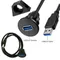 5 Gbit/s USB Wasserdicht Embedded Dock Adapter Dashboard Panel USB 3,0 2,0 Port Männlich Zu Weiblich Auto Motorrad Schiff verlängerung Kabel