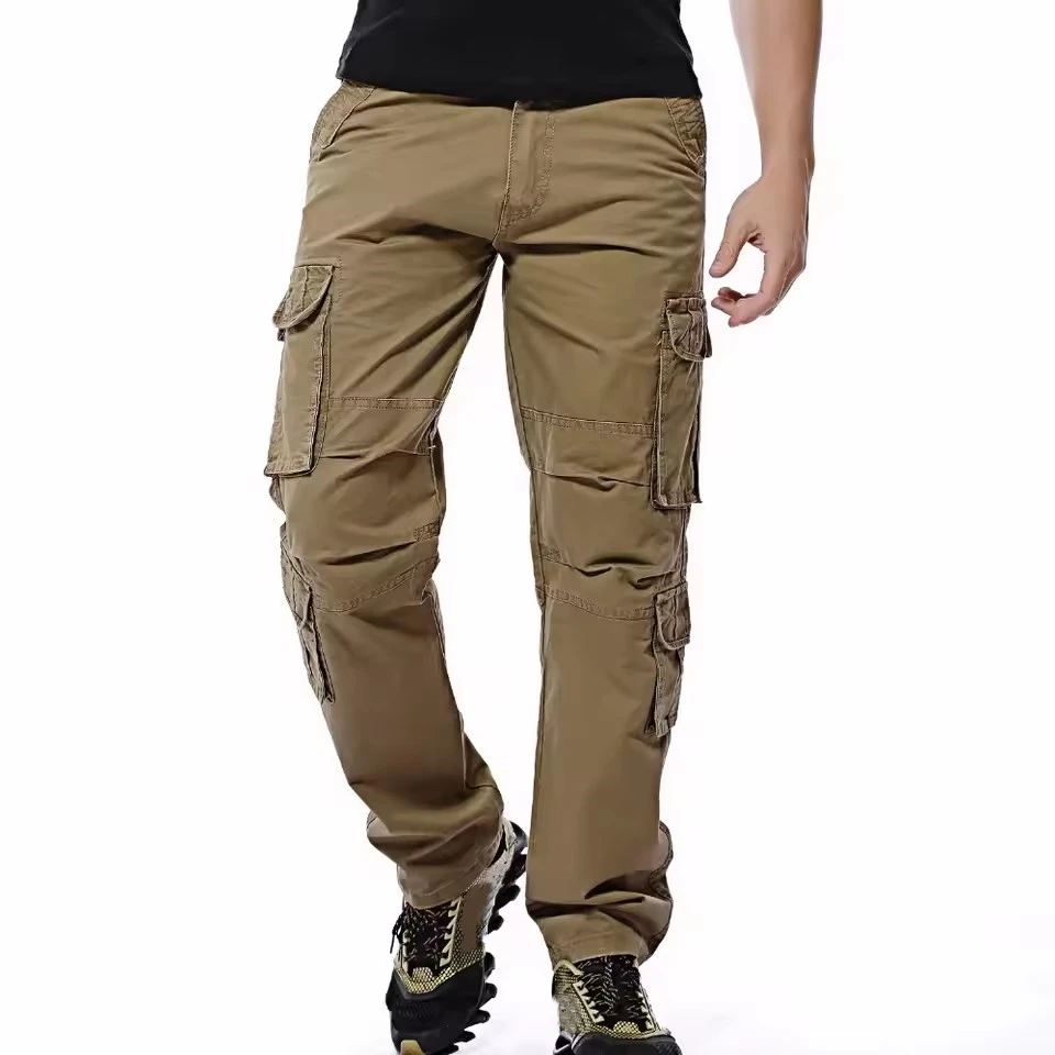 Neue Männer Cargo hosen Herren lose Armee taktische Hosen Multi-Pocket-Hose Pantalon Homme große Größe 46 männliche Militär overalls Image