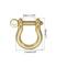 D-Ring Shackle, 4pcs Brass Pin Shackle U Type Key Fob Hook