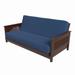 Tiro Queen Dark Cherry Futon Set with Stratus Mattress and Cover