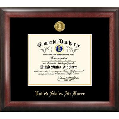 Patriot Frames Air Force 8.5x11 Discharge Frame Gold Medallion