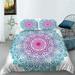 Home Bed Set Bohemia Printed Newly Fashion Comforter Cover Set High Quality Bed Cover Set King (90 x104 )