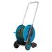 CintBllTer Garden Hose Reel Cart with Wheels 137.8+6.6 FT Hose Included Water Hose Reel Mobile Cart with 8 Patterns Hose Nozzle 3/4 Connector for Garden Watering Car Washing