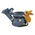 Back to School Savings! Feltree Flower Pot Cute Rabbit Kettle Bird Pot Succulent Flower Pot Plant Pot Outdoor Balcony Garden Patio Decoration