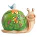 1Pc Snail Shape Solar Light Creative Garden Light Adorable Landscape Lamp