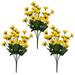 Romantic Wedding Party Sun flowers decor Office Decor Artificial Flower 24 Heads Artificial False Sun Flowers Diy Bouquet Home Decor Fake Bouquet