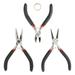 4PCS Jewelry Pliers Set - (Needle Nose Pliers Round Nose Pliers Wire Cutters Pliers JumpOpener) - Mini Pliers for Jewelry Making Earring Pliers Jewelry Tools Kit DIY Craft Pliers