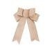 Christmas Linen Bow Christmas Wreath Decoration Red Christmas Wreath Bow Christmas Tree Decorations and Ornaments Bow Xmas Bows for Indoor and Outdoor Decoration
