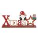 Njspdjh Christmas Table Wooden Table Top Decorations For Holiday Home Party Decorations