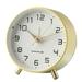 Silent Alarm Clock and Light Function Vintage Classic Battery Operated Analog Clock - yellow