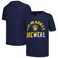 Youth Navy Milwaukee Brewers Halftime T-Shirt