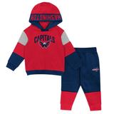 Toddler Red/Navy Washington Capitals Big Skate Fleece Pullover Hoodie and Sweatpants Set