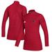 Women's adidas Scarlet Arkansas State Red Wolves Game Mode Performance Quarter-Zip Pullover Top