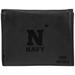 Black Navy Midshipmen Personalized Trifold Wallet