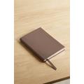 Smythson - Soho Textured-leather Notebook - Brown