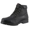 Winterboots DOCKERS BY GERLI, Herren, Gr. 44, schwarz, Leder, casual, Schuhe, Workerboots, Schnürstiefel mit Blockabsatz