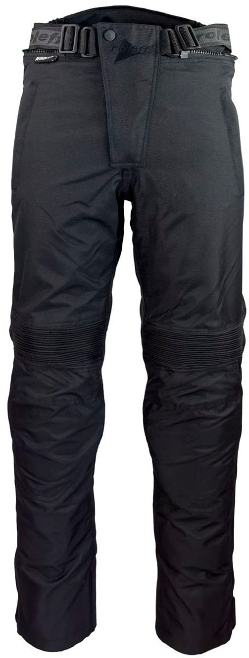 Motorradhose ROLEFF "RO 456" Gr. S, schwarz (schwarz, ro 456), Hosen, S, N-Gr, Obermaterial: 100% Polyester. Innenfutter: 100% Polyester, Herausnehmbares Thermofutter Image