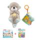 Fisher-Price Bundle Pack - Schlummerotter Spieluhr (FXC66) + Kleines Spielbuch (FGJ40) Plüsch und weiches Baby Buch, beruhigende Musik und rhythmische Bewegungen, Babyspielzeug ab der Geburt