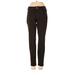 Simply Vera Vera Wang Casual Pants - Super Low Rise: Brown Bottoms - Women's Size X-Small Petite