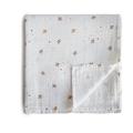 Mushie Muslin Baby Swaddle Blanket | Baby & Toddler Swaddle | Material: 100% Organic Cotton | Pre-Washed for Softness | Breathable | Keep Child Warm & Cuddly (Sparrow)