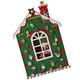 Garneck Christmas House Advent Calendar with Drawers Wooden Advent Calendar 2020 Countdown Calendar Box Gift Festive Christmas Village Decorations Xmas Party Favor Home Decor