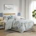 Harbor House Kiawah Island 5 Piece Cotton Duvet Cover Set w/ Throw Pillow Cotton in Blue | King/Cal King Duvet Cover + 2 Shams + 2 Pillows | Wayfair