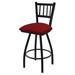 Holland Bar Stool 810 Contessa Swivel Counter Stool in Red/Blue/Black | Counter Stool (25" Seat Height) | Wayfair 81025BW016