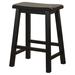 Loon Peak® Forsyth Bar & Counter Stool Wood in Black | Counter Stool (24" Seat Height) | Wayfair 7AA4AC23D46B460E97C7B85817CAD8F5