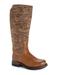 MUK LUKS Logger Alberta - Womens 7.5 Brown Boot Medium