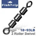 FishTrip-Pivots à rouleaux aigus à grande vitesse 3 pannes à rouleaux acier inoxydable