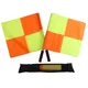 2pcs/set World Soccer Referee Flag Fair Play Sports Match Football Linesman Europe Flags Referee