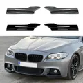 For BMW 5 Series F10 F11 M Sport 520i 530i 2010-2016 Front Bumper Lip Spoiler Side Diffuser Splitter