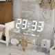 Smart 3d Digital Alarm Clock Wall Decor Home Decoration and Temperature Date Time Nordic Large Watch