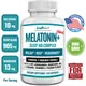 Melatonin for Men and Women - 120 Vegetarian Supplements Melatonin Deep Sleep 10 Mg Sleep Aid