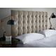 "3FT Single Upholstered Olivia 42\" Inch High Wall Mounted French Velvet Modern Bed Headboard All Colours Handmade In The UK"